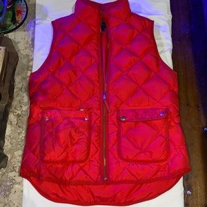 J. Crew down feather winter vest